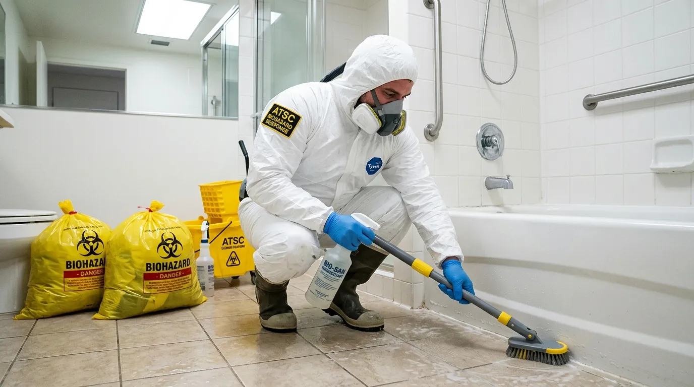 Decontamination equipment deployed for Blood Cleanup in Princeton Meadows